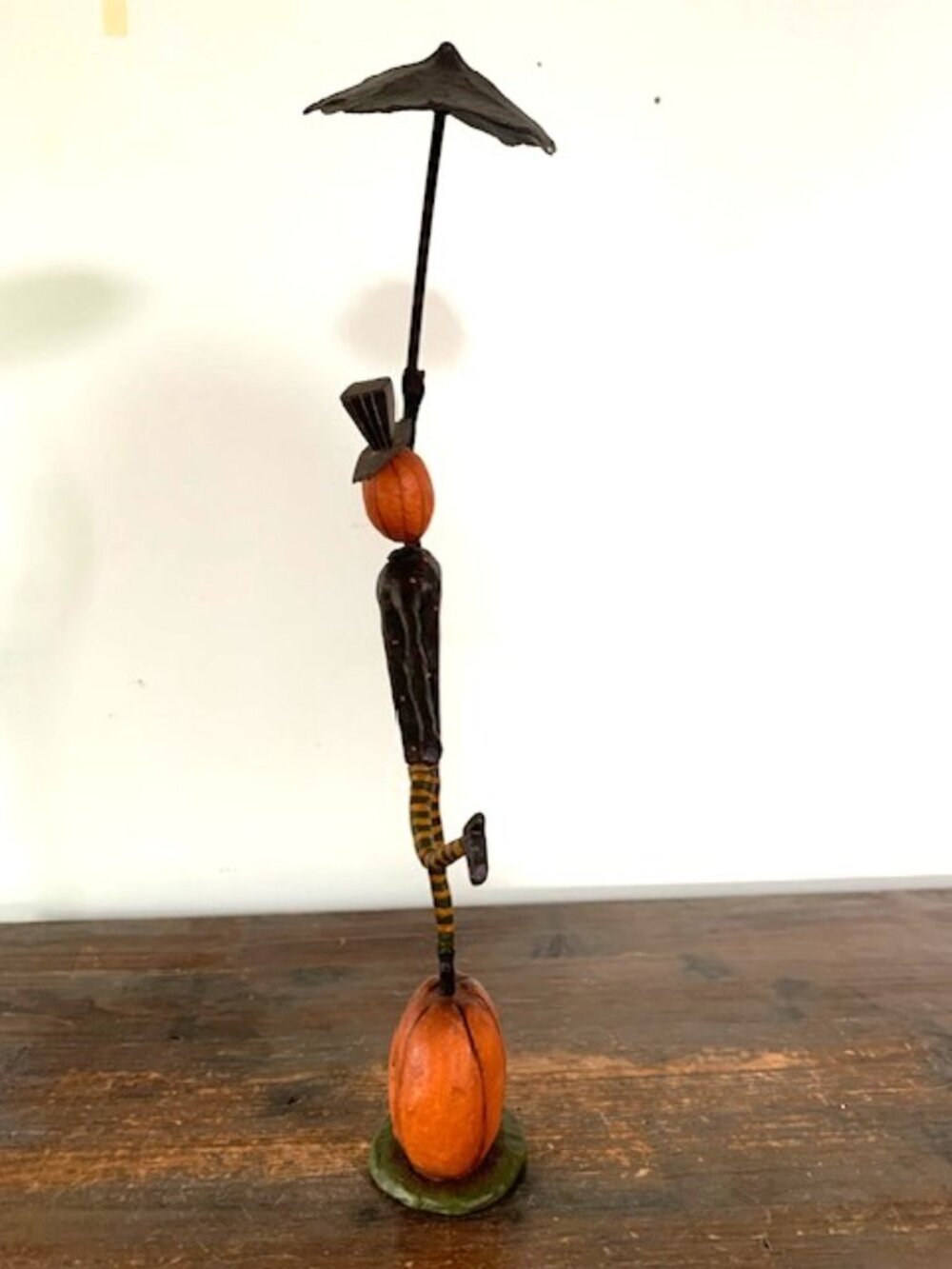 Lang August Moon Dancing Pumpkin Man Halloween Figure Dan Di Paolo 2003 - Picture 3 of 8